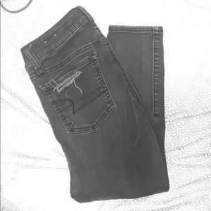 Black destroyed American Eagle jeans